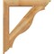 Ekena Millwork Funston Traditional Rough Sawn Bracket w/ Offset Brace, Western Red Cedar, 6"W x 32"D x 36"H BKT0604X32X36FST01RWR - alternate 2